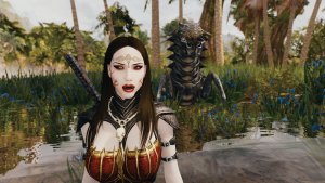 ВЕЛЕНА и монстр.. Skyrim SE (Тропики 7.0)