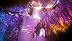 Съёмки Лиззи Уиззи крупным планом.