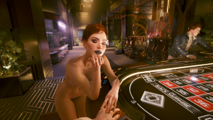 Ню Аврора флиртует с Ви.