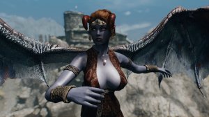 Парящая в воздухе.. SKYRIM AE (Сборка 14)