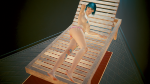 Обновлённая топлес Ви с большой грудью.