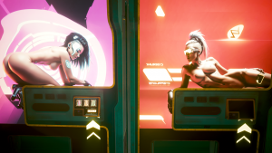 Изображения красивых девушек_киборгов.