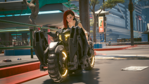 Бэтман подарил Ви свой бэтцикл.