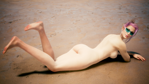 Ню Ви загорает на мелководье - 2.