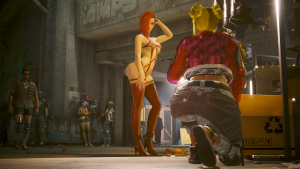 Ви в новом сетчатом костюме.