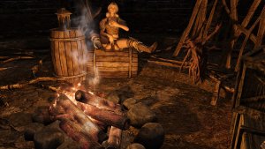 Греемся у костра, прогреваем все места))