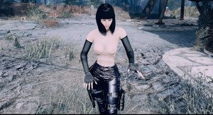 Барбара примеряет перчатки. Fallout-4 (Сборка 10.5)