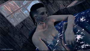 Кейт в ванне.. Fallout-4 (Сборка 10.5)