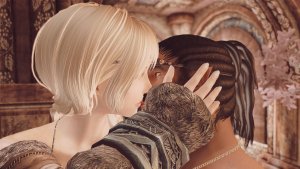 Поцелуй Йордис и Рауфа. SKYRIM AE (Сборка 15)