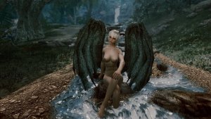 Лина в форме суккубы. SKYRIM AE (Сборка 15)