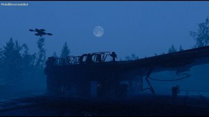 Ночной пейзаж.. Fallout-4 (Сборка 10.5)