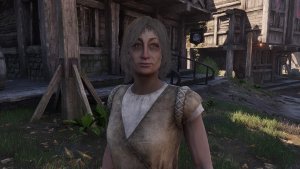 Местная попрошайка