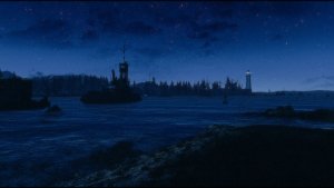 Ночной пейзаж Натика. Fallout-4 (Сборка 10.5)