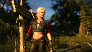 Цири в Велене. Ведьмак III (сборка Торна)