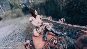 Нора на тракторе.. Fallout-4 (Сборка 10.5)