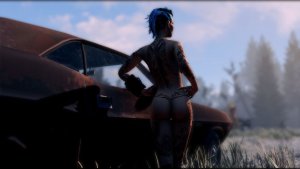 Ви возле кара. Fallout-4 (Сборка 11)