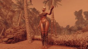 Алия, в свете закатного солнца. SKYRIM AE (Сборка 16)