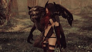 Элли и гаргулья. SKYRIM AE (Сборка 16)