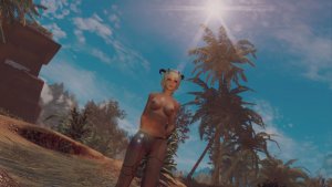 Лина около Акавирского поста.. SKYRIM AE (Сборка 16)