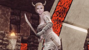 Светлая дремора, - подруга Моры. SKYRIM AE (Сборка 16)