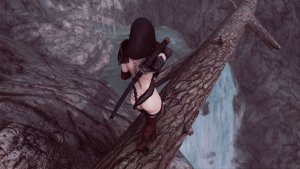 Переход через горную реку.. SKYRIM AE (Сборка 16)