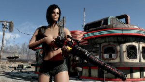 Дошла до кафе Друмлин. Fallout-4 (Сборка 12)