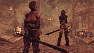 Рая и Кира в Вайтране..