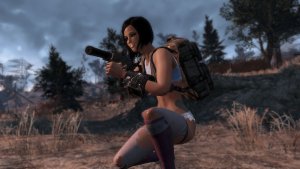 В пустошах - только с глушителем..