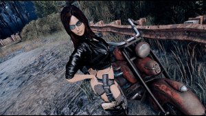 Клэр с мотиком. Fallout-4 (Сборка 11)