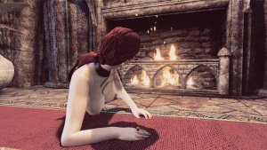 Элли греет ноги.. SKYRIM AE (Сборка 16)