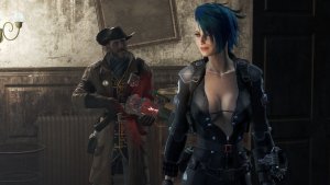 Зашла в гости к Престону..