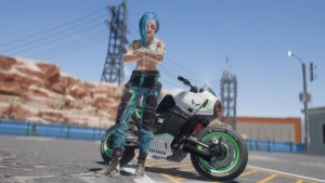 С байком. Cyberpunk 2077 глазами Windfire