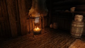 Там в темнотее горит огач...