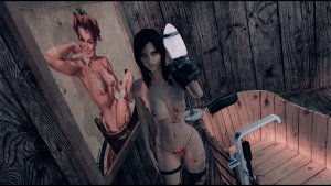 В ванной комнате..