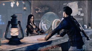 В баре, у Митча. Fallout-4 (Сборка 11)